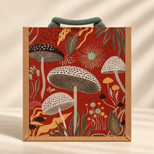 Mushroom Jute Bag