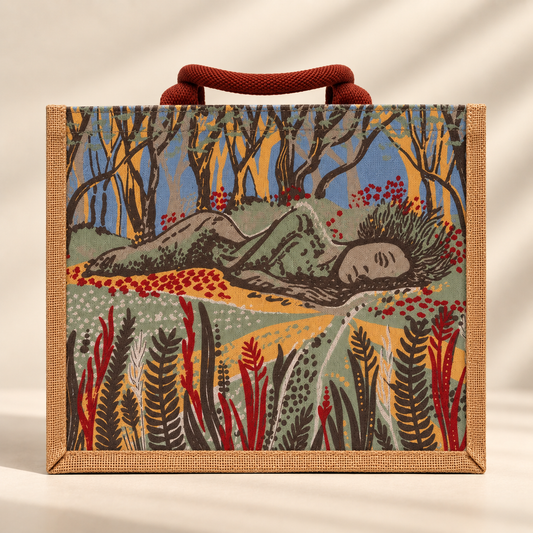 Heligan Mud Maid Jute Bag