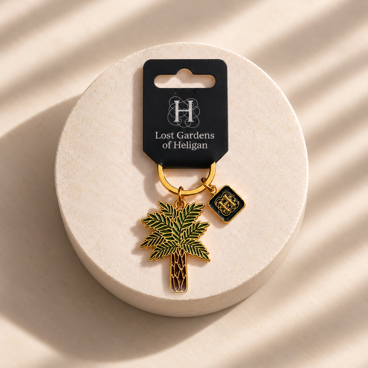 Heligan Tree Fern Charm Keyring