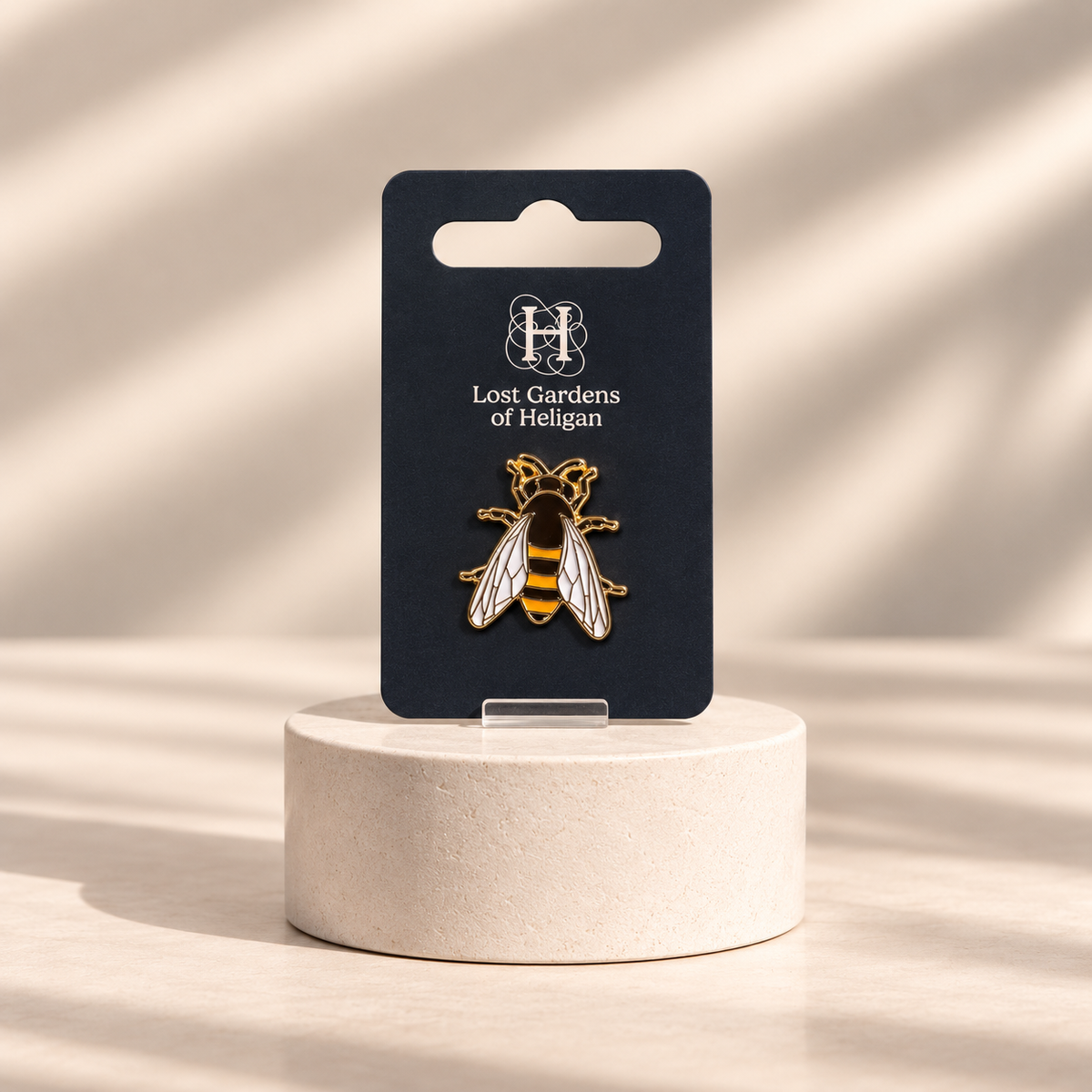 Heligan Bee Enamel Pin