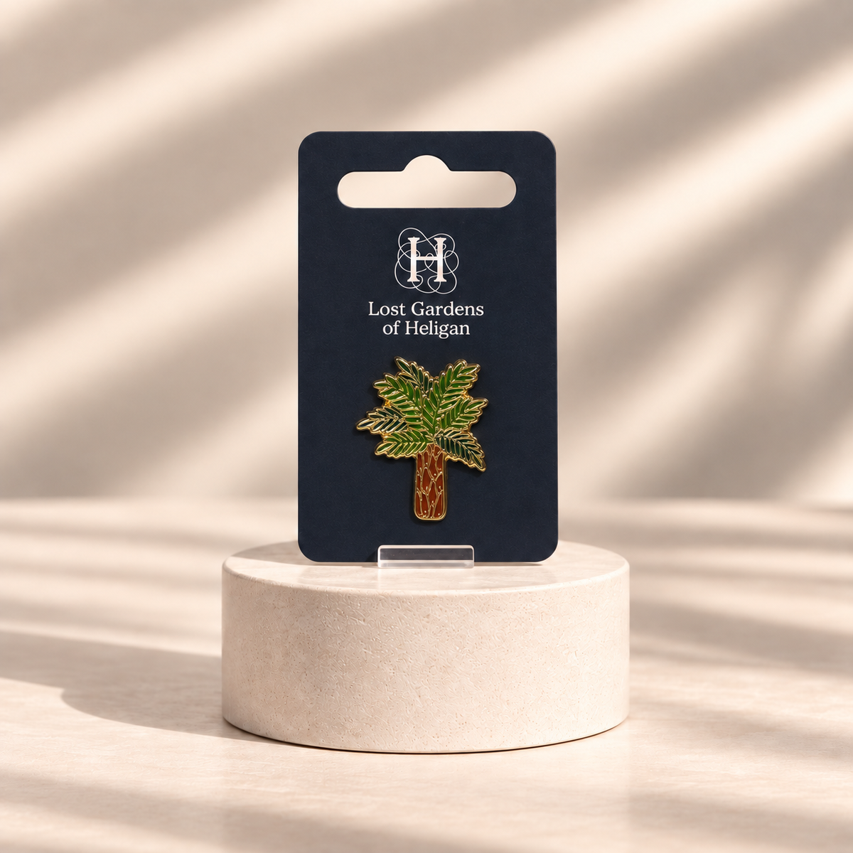 Heligan Tree Fern Enamel Pin