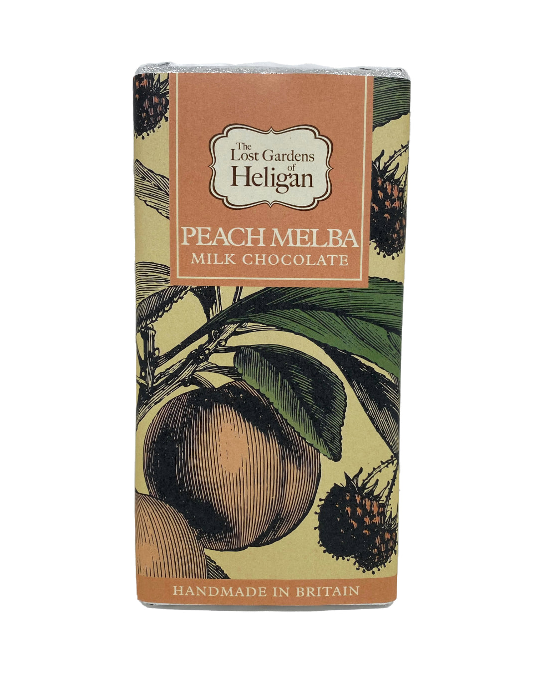 Peach Melba Milk Chocolate Bar 90g