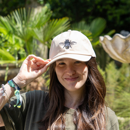 Bee Embroidered Cap