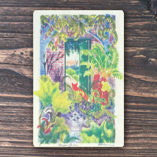 Wooden Postcard