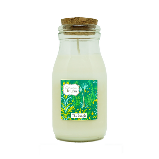 The Jungle Milk Bottle Candle